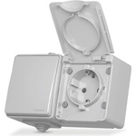 Videx КЛЮЧ С КОНТАКТ ВЪНШЕН ДВОЕН videx ШУКО ip65 vf-bnw3-g СИВ (2040404)