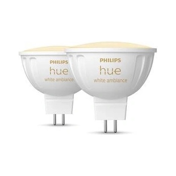 Philips LED žiarovka Hue White Ambiance 5.1W MR16 2P EU