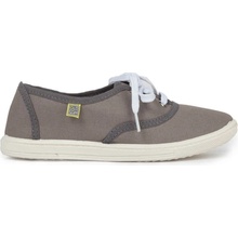 Oldcom dámske tenisky OXFORD CANVAS sivá biela