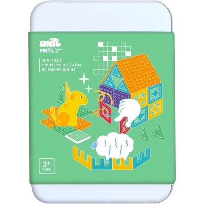 Микро магнитни плочки - Ферма с животни (50 части)
