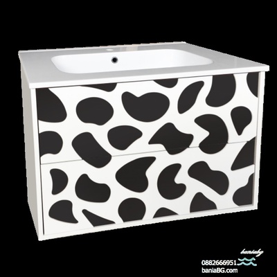 Inter Ceramic Долен конзолен pvc шкаф за баня icp 8045b