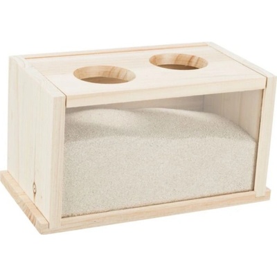 Trixie Písková lázeň s průsvitným panelem 28 x 15 x 15 cm – Sleviste.cz