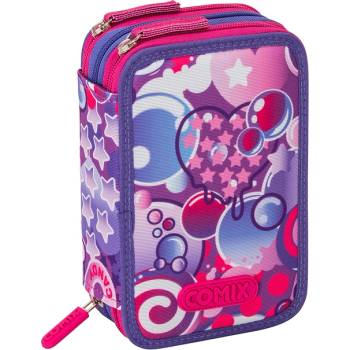 Panini Ученически несесер с пособия Panini Comix - Bright Bubbles Girl, с 3 ципа (67058)