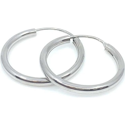 Jan Kos jewellery stříbrné náušnice kruhy 12117704