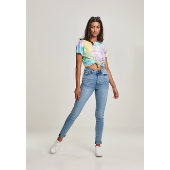 Urban Classics Дамска тениска в нежни пастелни цветове Urban Classics Ladies Tie Dye Boyfriend Tee pastel UB-TB3449-02446 - Многоцветен, размер L