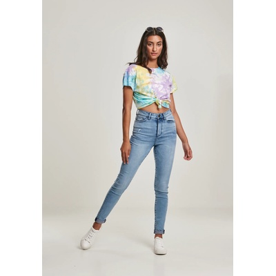Urban Classics Дамска тениска в нежни пастелни цветове Urban Classics Ladies Tie Dye Boyfriend Tee pastel UB-TB3449-02446 - Многоцветен, размер 4XL