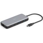 ASSMANN 7-портова USB-C докинг станция, макс. 4K/60Hz с HDR, HDMI, USB-A 3.2 Gen2, Gigabit Ethernet, SD/Micro SD, PD 100W (DA-70914)