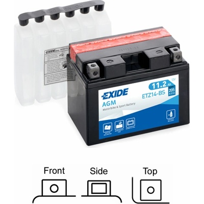 Exide YTZ14-BS, ETZ14-BS