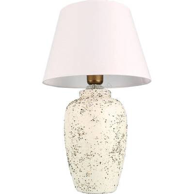 ASIR GROUP Настолна лампа RAMZES 1xE27/40W/230V бяла/кремава (AS2810)