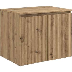 vidaXL Стенно Баня Кабинет Дъб артизан 62, 5 x 44, 5 x 50 см (890481)