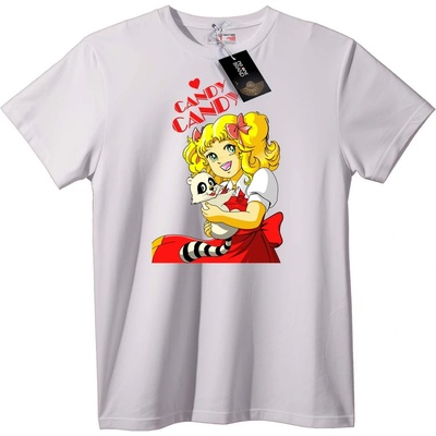 NOONEBRAND Тениска Candy Candy Anime - XXS, White