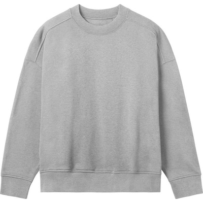 True Banks Contemporary Womens Oversized Sweater COT-73874607700 melír šedá