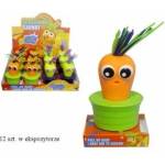 Swede Screaming carrot toy when pulling the stem