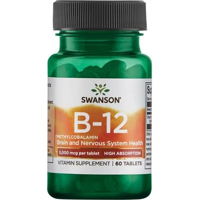 Swanson Methylcobalamin Vitamin B12 5000mcg 60 tabliet