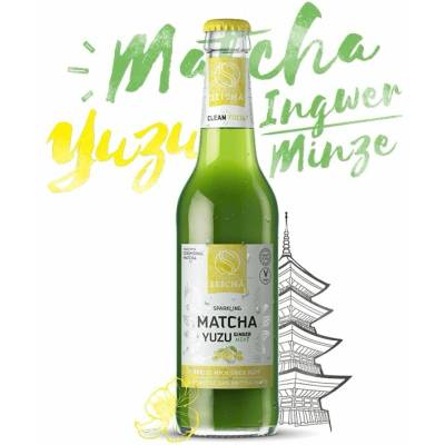 Seicha Limonáda z čaju Matcha yuzu a zázvor 330 ml