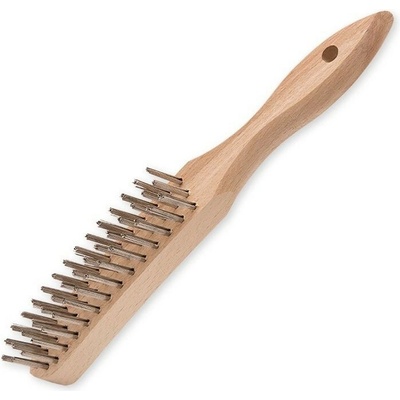 Kartáč ruční nerezový 3-řadý , drát 0,3mm x 140mm x 280mm KA-1111041