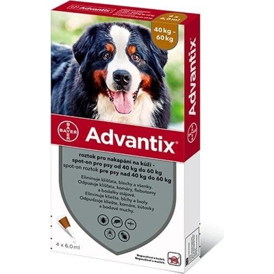 Advantix spot-on 40-60 kg 4 x 6 ml