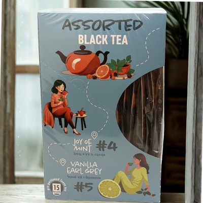 Tea Moments Assorted Black Tea kolekce černých čajů 15 sáčků