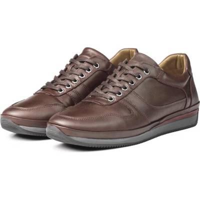 Ducavelli Мъжки обувки от естествена кожа - Кафяви #316881 (316881_Кафяво)