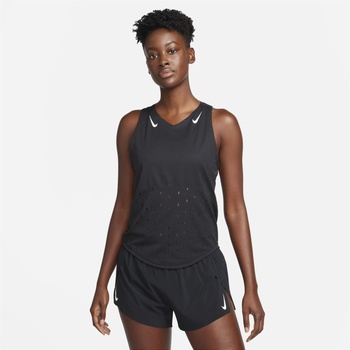 Image 1 of Nike AeroSwift Women's Dri-FIT ADV Running Singlet - Black/White
