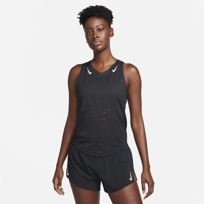 Nike AeroSwift Women's Dri-FIT ADV Running Singlet - Black/White