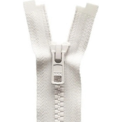 YKK VISLON® zip kostěný dělitelný, bílý slonová kost - 55 cm