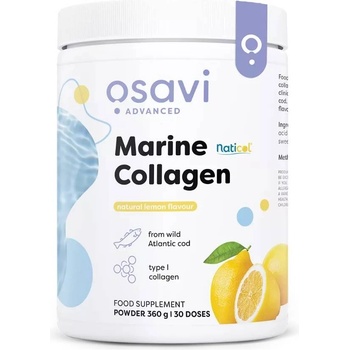 Osavi Marine Collagen, лимон, 360 g, Osavi