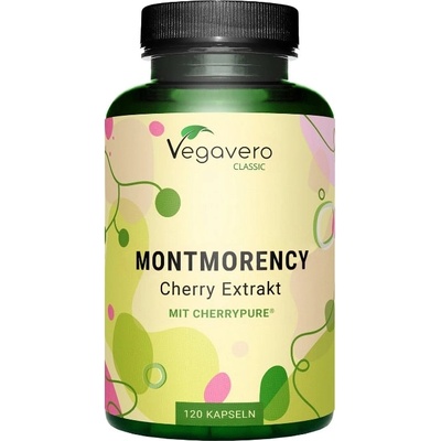 Vegavero Montmorency Cherry Extrakt, 120 капсули, Vegavero