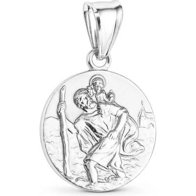 Argento Strieborný prívesok sv. Krištof 86075