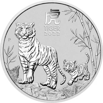 Stříbrná mince Rok Tygra Lunar III 2 Oz