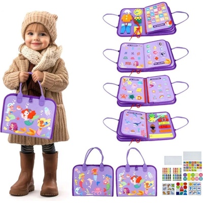 2Kids Toys Senzorická busy kniha Mořské panny