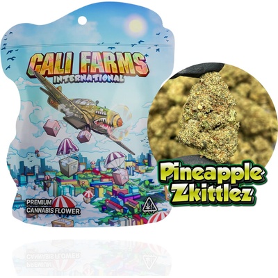 califarms THC X květy Pineapple zkittlez THC-X 40% CBD 12,75% THC 0,07% 1 g – Zboží Mobilmania