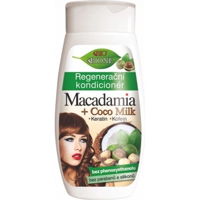 BC Bione Cosmetics regenerační kondicionér Macadamia + Coco milk 260 ml