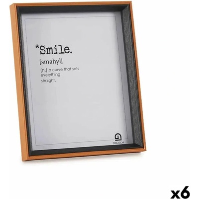 Gift decor Рамка за снимки Gift Decor 625663C 625663C Кафяв Черен Кристал Дървен MDF (6 броя)