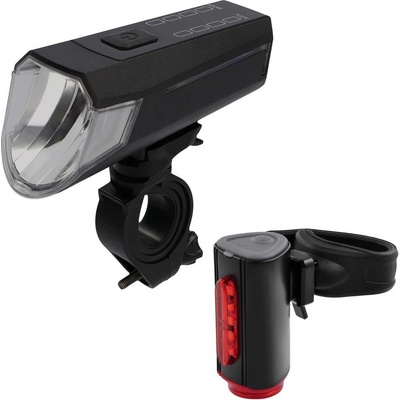 Fischer Fahrrad Led set černá