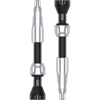Bezdušové ventily Lezyne CNC TLR Valve - 44mm - Silver uni