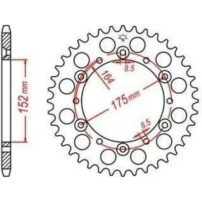 JT Sprockets JTR 808-51