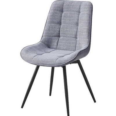 ЕВРОМАР Трапезен стол К-354 светлосиво / черно