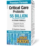 Natural Factors Пробиотик - Critical Care Probiotic, 55 млрд. активни пробиотици, 9 щама формула, 30 V-капсули Natural Factors (1817 NF)