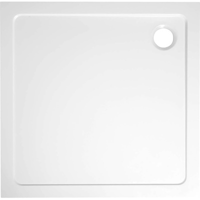 Aqualine TECMI sprchová vanička z litého mramoru, čtverec 90x90x3 cm