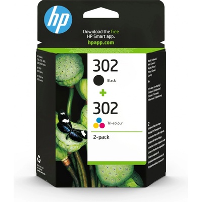 HP 302 originální inkoustová kazeta černá X4D37AE