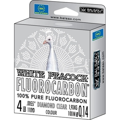 Balsax Fluorocarbon White Peacock 50 m 0,20 mm 3,87 kg