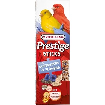 Versele-Laga Versele Laa Prestige Sticks Canaries with Superseeds & Flowers - Лакомство за канари - стикове със суперсемена и цветя, 2х30гр