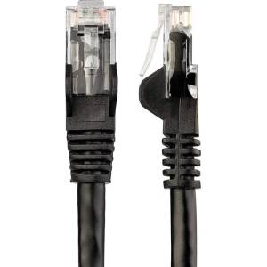 Manhattan RJ45 медна пач корда категория 5e, неекранирана U-UTP, PVC CU, черна, Intellinet (2.0 м) (ICOC-U5EB-020-BK)