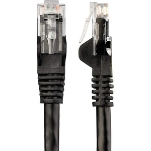 Manhattan RJ45 медна пач корда категория 5e, неекранирана U-UTP, PVC CU, черна, Intellinet (2.0 м) (ICOC-U5EB-020-BK)