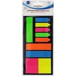 STARPAK Fluorescent index tab ind 10pcs mix stk b/c 24/1008