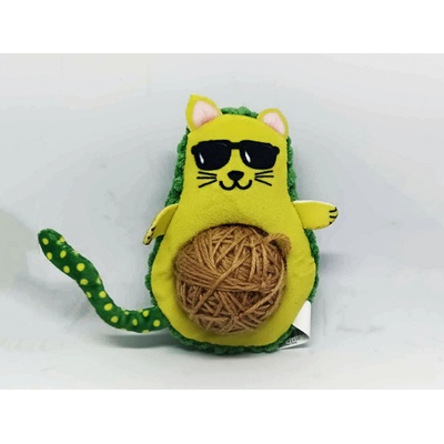Hračka Kong Cat Avokádo s klbkom 7,6 x 11,4 cm