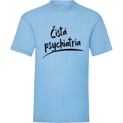 Čistá psychiatria pánske tričko sky blue
