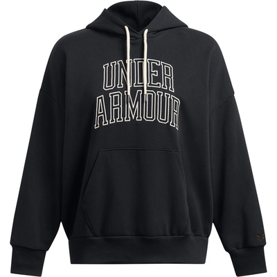 Under Armour Суичър Under Armour Women's Icon Heavyweight Oversized Hoodie - Black