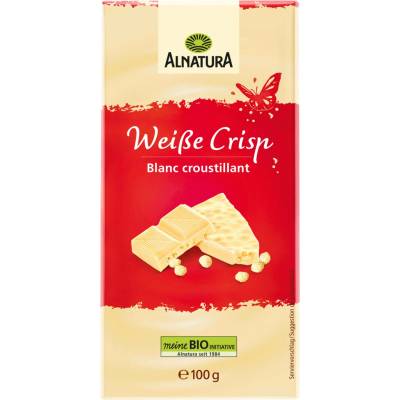 Alnatura BIO bílá čokoláda s křupinkami 100 g